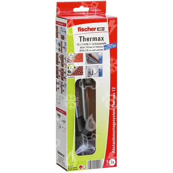 thermax 12/110 M12,(sada 2ks), systém pro distanční montáž FISCHER